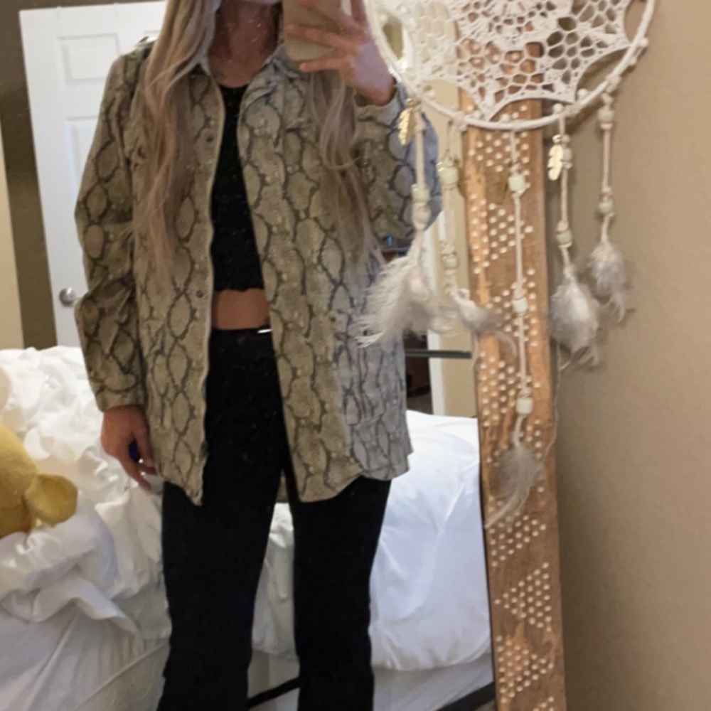 She+Sky boutique snake print jacket